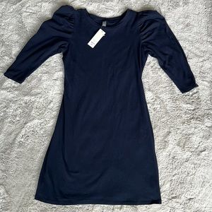 Ayla Puff Shoulder Dress